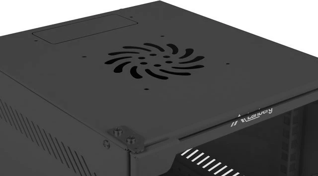 Stenska ohišje 10-inch, 4U, jeklo, črno Lanberg WF10-2304-10B