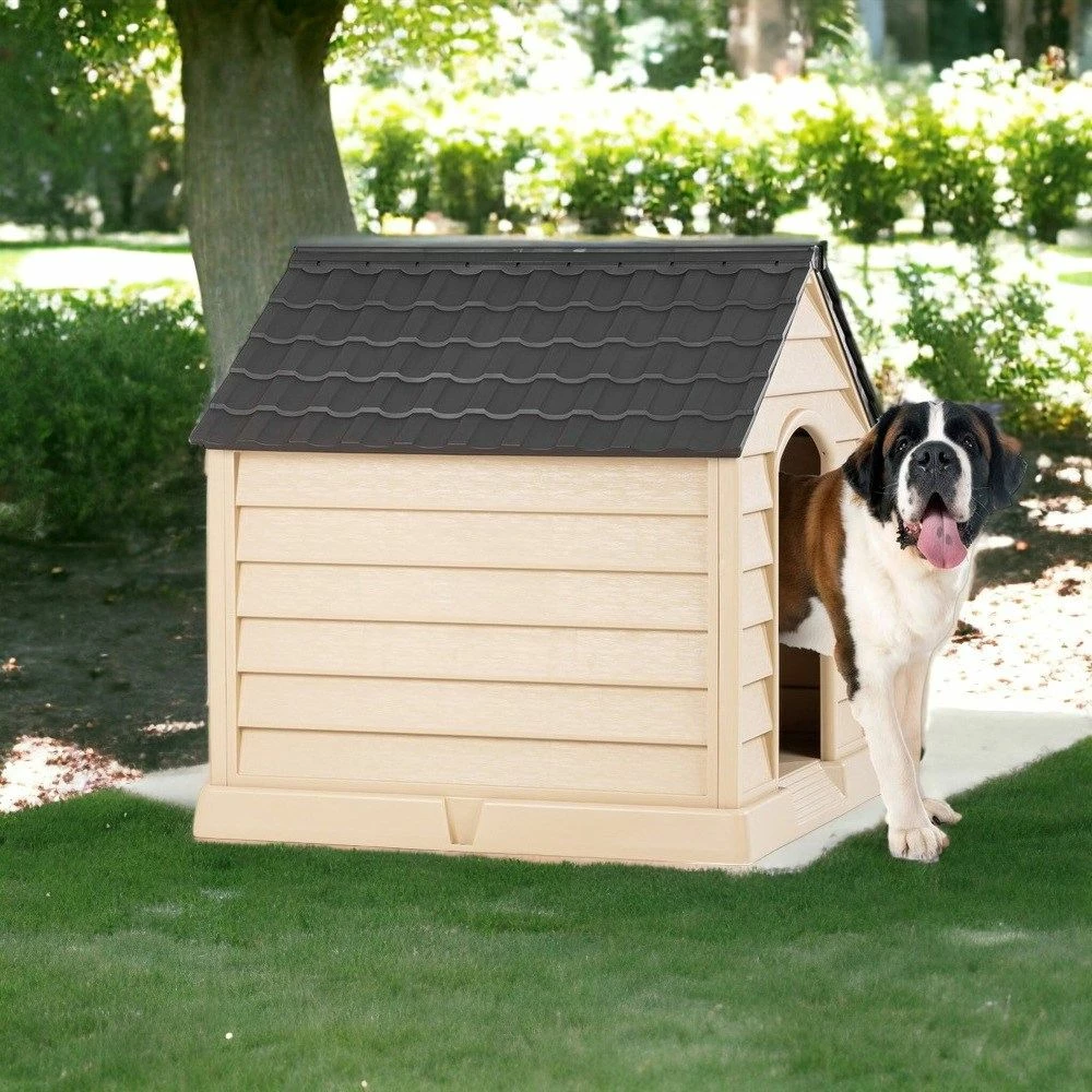 Hiša za hišne ljubljenčke, šampanjec in bitter, Pet House Paws & Whiskers 5101-2