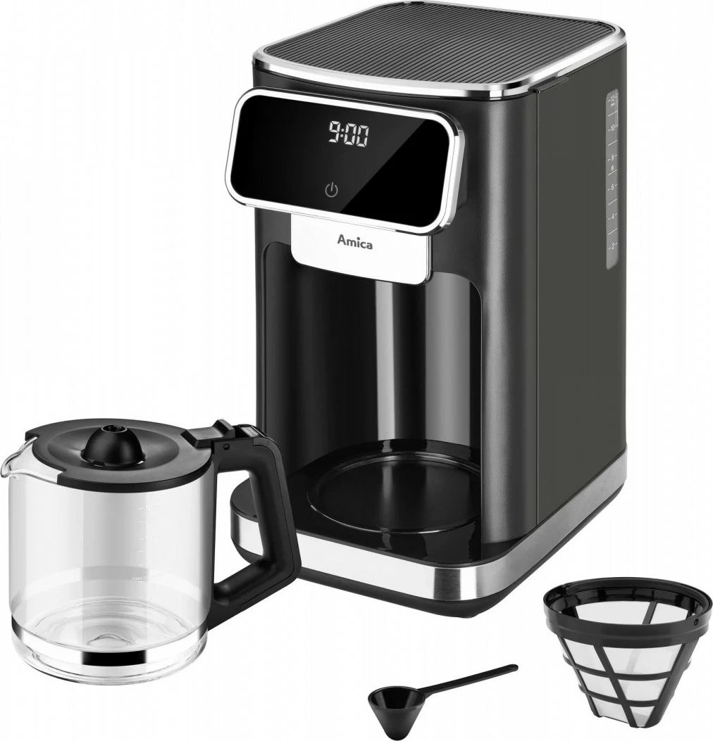Aparat za kavo pour-over, Amica CD2011 1,8 L 1100 W, črn
