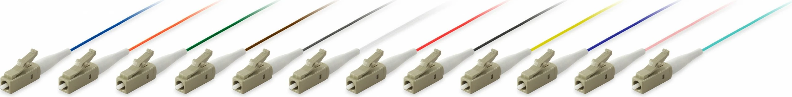 Optični pigtail LC/PC Equip OM4 1 m, večbarven