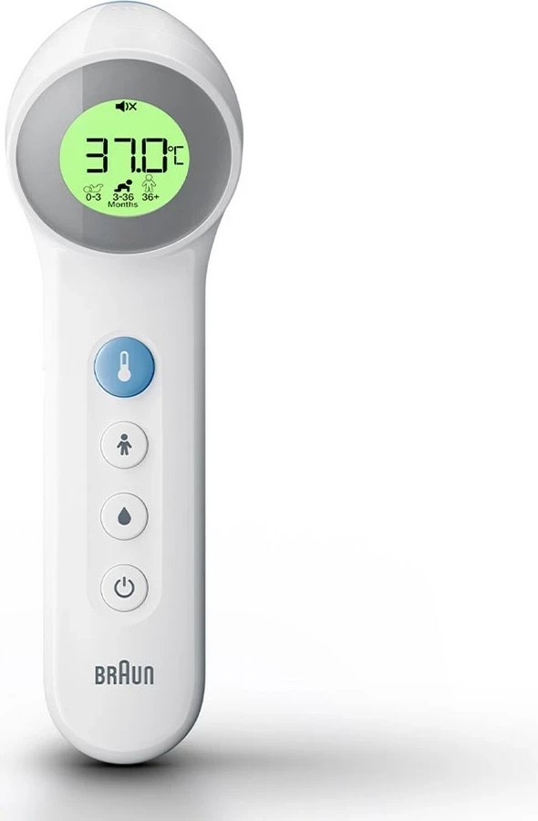 Termometer za čelo Braun BNT400, merjenje na daljavo, bel