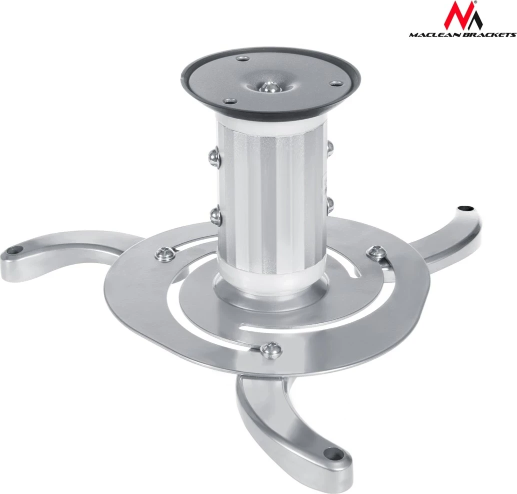 Stropni nosilec za projektor Maclean MC-517, srebrn