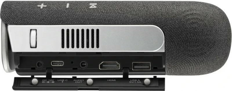 Portativni LED projektor Viewsonic M1S, WVGA, 16 GB, črn, srebrn