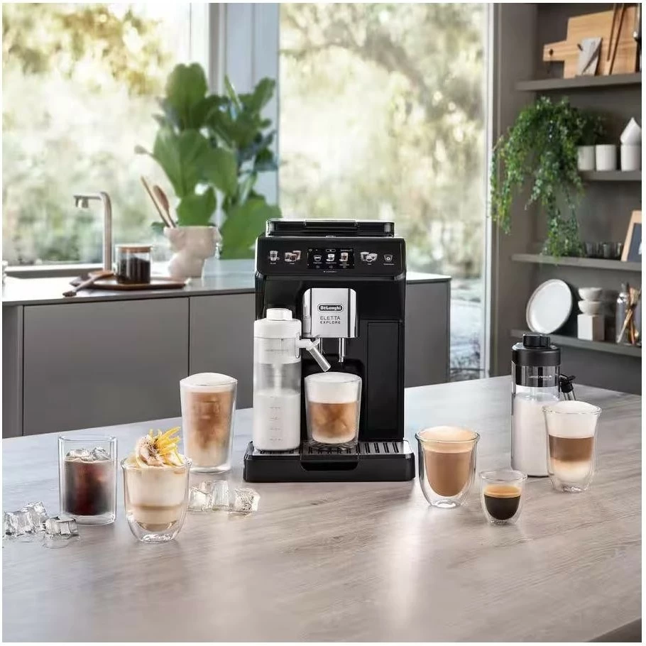 Kavni aparat DeLonghi Eletta Explore ECAM 450.65.G, sivi