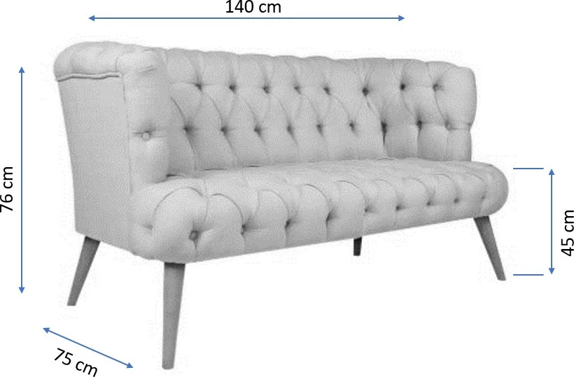 Dvosed Atelier del Sofa West Monroe, rumene barve