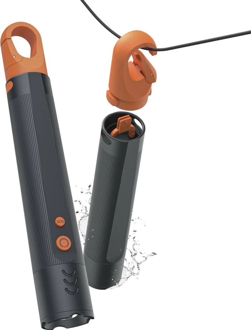 Ročna LED svetilka Hama FLX600, 600 lm, domet ~250 m, IP44, nastavljiv fokus, 4 načini, SOS, na baterije AAA, črna