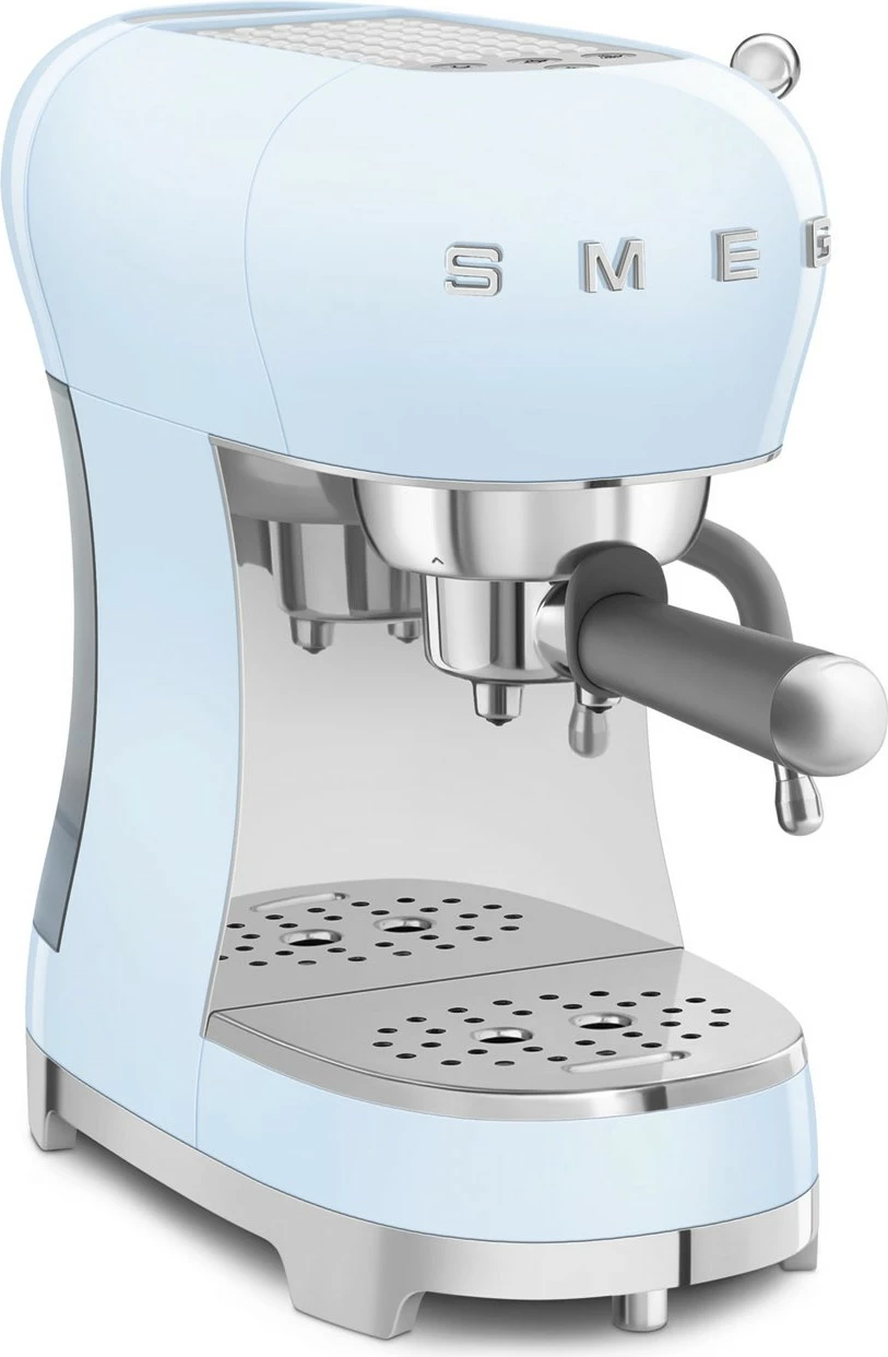Aparat za espresso SMEG ECF02PBEU, ročni, 1,1 L, 15 bar, pastelno modra