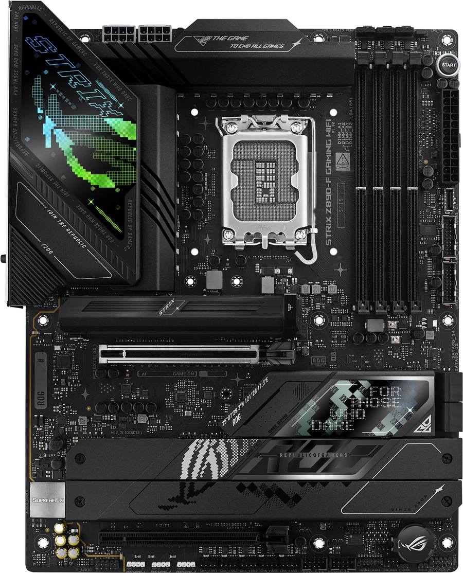 Matična plošča ROG Strix Z890-F Gaming WiFi, Asus (90MB1I40-M0EAY0), črna