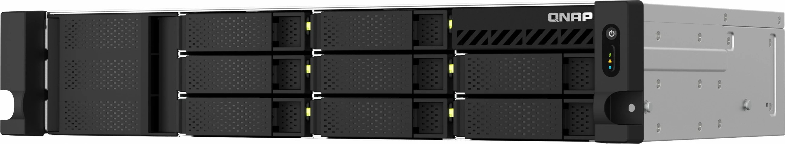 Rackmount NAS QNAP TS-864eU-8G, Intel Celeron N5095, 8 GB RAM, 8x3.5/2.5 SATA, 2U, kratka globina