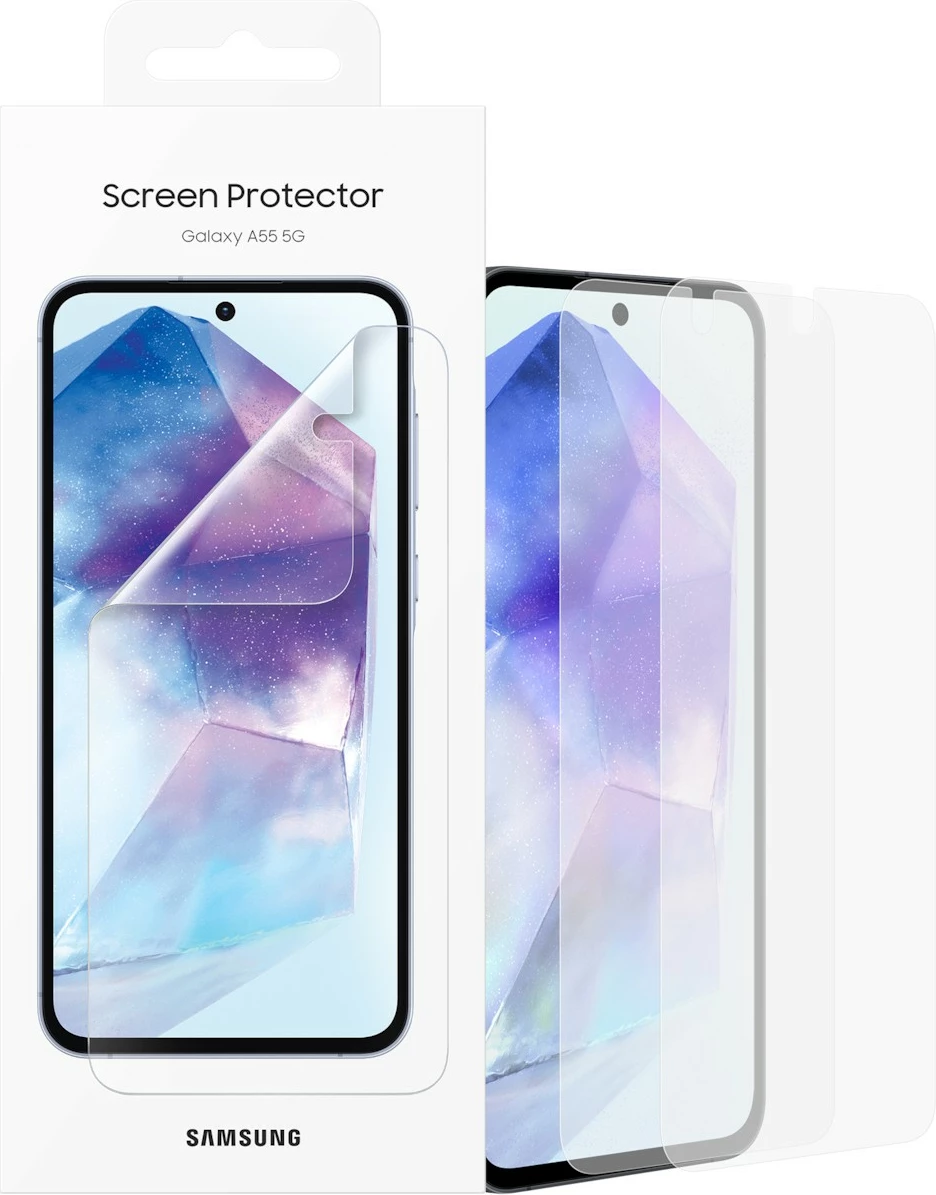 Zaščitna folija zaslona, Samsung Galaxy A55, odporna proti praskam, prozorna