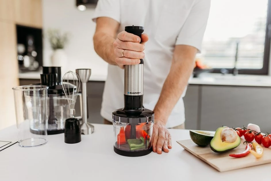 Palični mešalnik Blaupunkt HBD812, 1700 W, srebrn