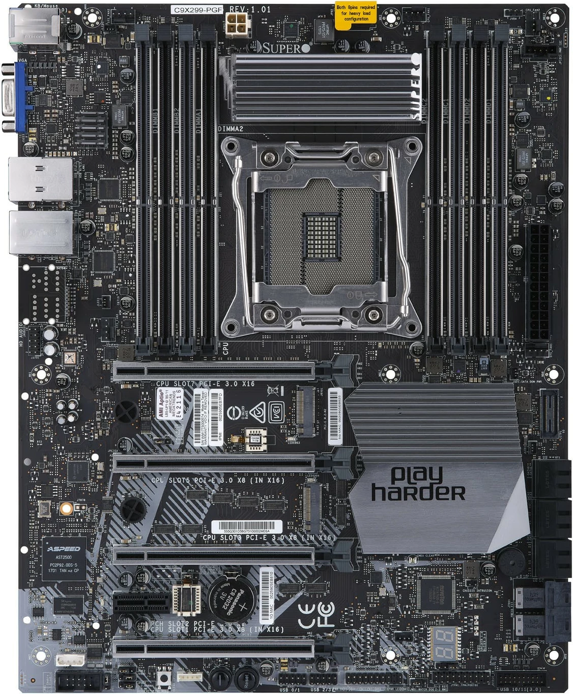 Matična plošča Super Micro C9X299-RPGF, ATX, Socket 2066