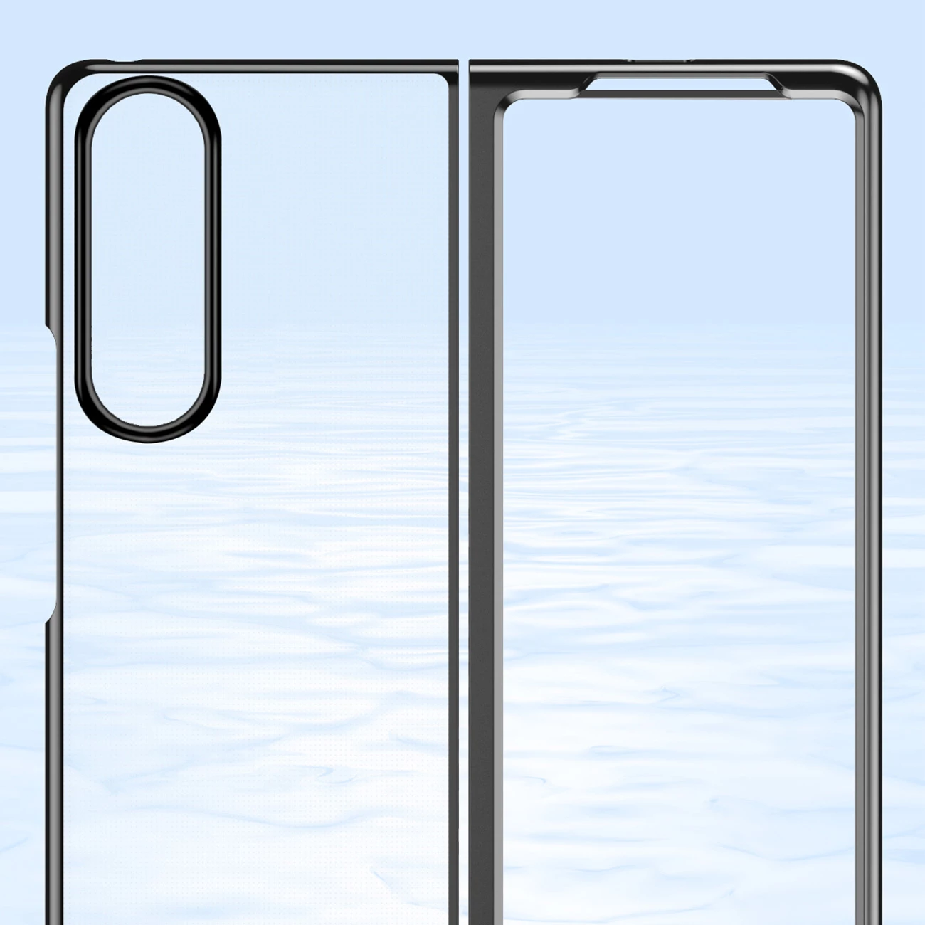 Zaščitna prevleka Hurtel Plating Case za Samsung Galaxy Z Fold 4, PC, kovinska okvirna, rožnata