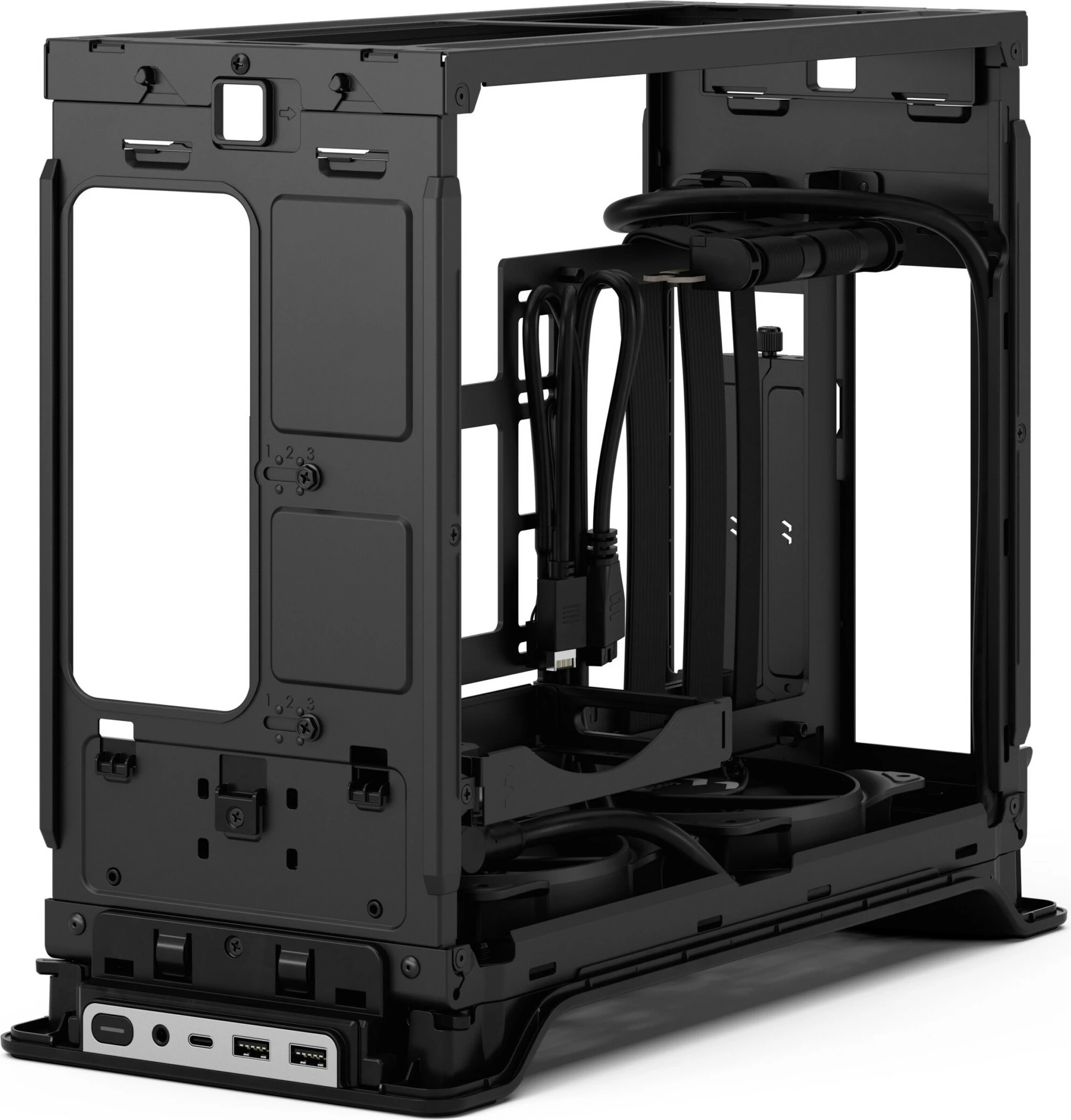 Mini tower ohišje Fractal Design Era 2, srebrno