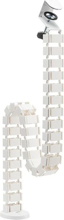 Organizator kablov LogiLink KAB0093, raven, ABS, bel