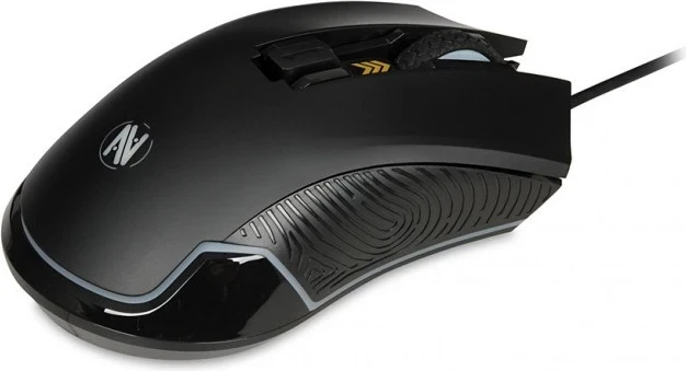 Optični igralni miš iBox, 6200 DPI, črn