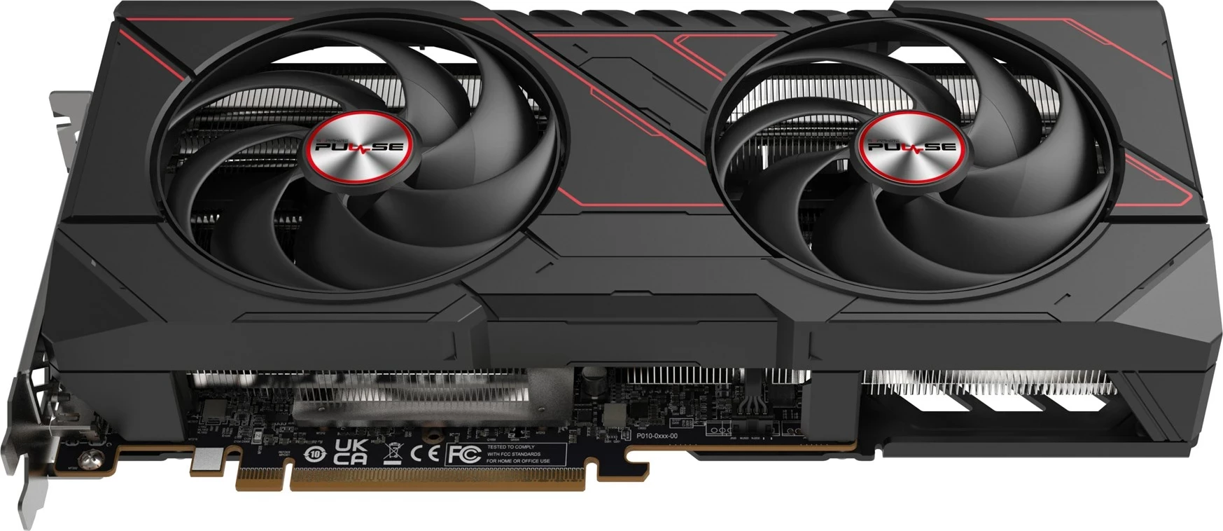 Grafična kartica PULSE Radeon RX 9070, 16 GB GDDR6, črna