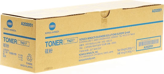 Toner kartuša, 17.500 strani, črna, Konica Minolta TN217 A202051