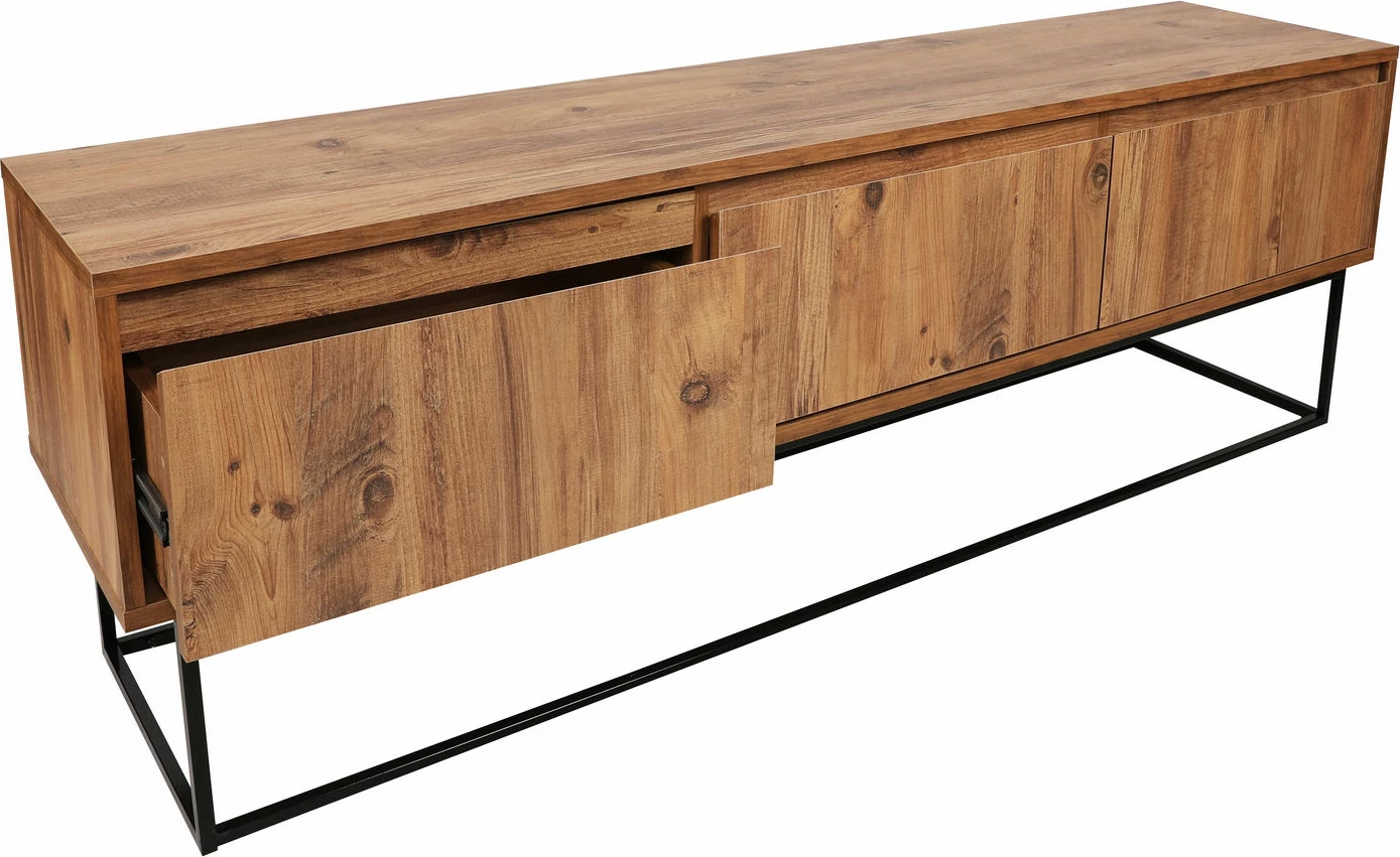 Komoda za TV Lupin 140 Skye Decor, oreh in črna