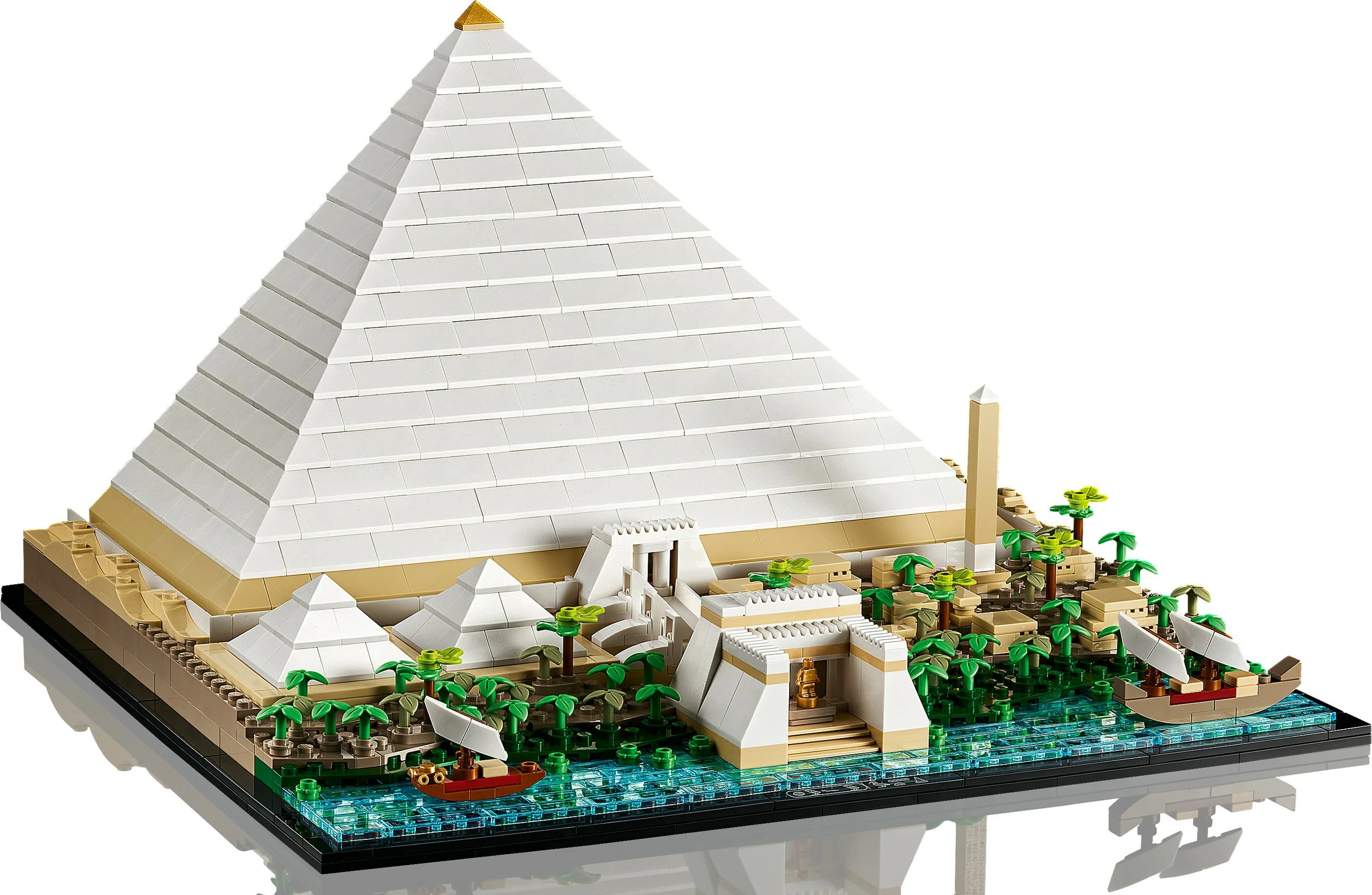 Model Piramide v Gizi, LEGO Architecture Great Pyramid of Giza, 1.476 kosov, večbarven