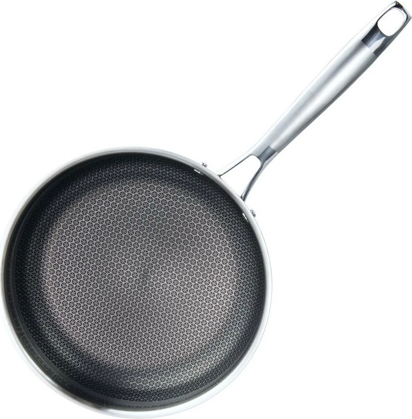Profesionalna ponva 24 cm, Feel-Maestro MR-1224-24, inox, nelepljiva, srebrna