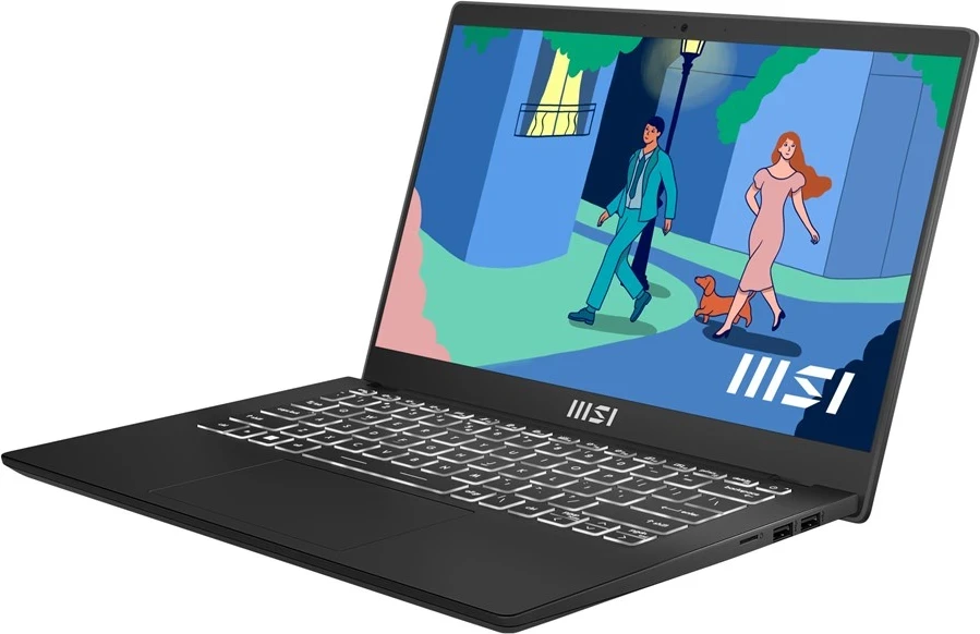 Prenosnik MSI Modern 14 C12MO-868PL, 14'' Full HD, Intel® Core™ i5, 16 GB RAM, 512 GB SSD, Wi‑Fi 6, črn