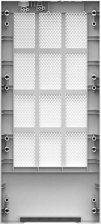 Računalniško ohišje, srednje (Mid Tower), s kaljenim steklom, brez ventilatorjev, belo — Darkflash A290