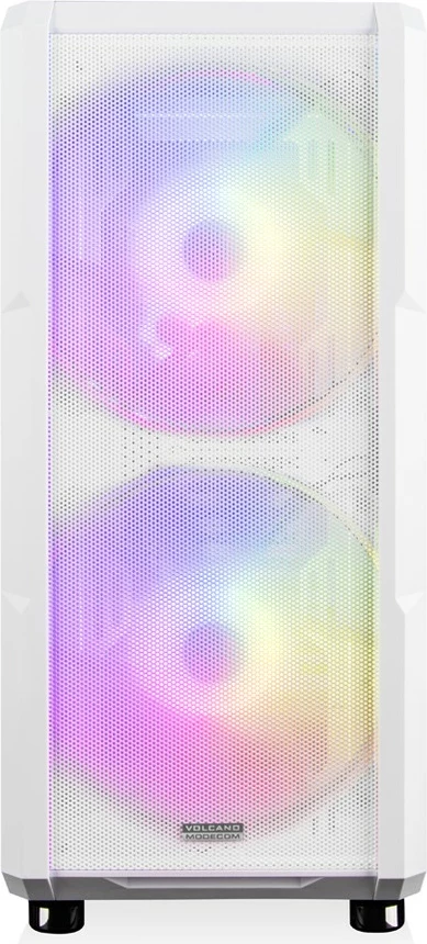 Računalniško ohišje MODECOM Volcano Amirani ARGB, Midi Tower, belo