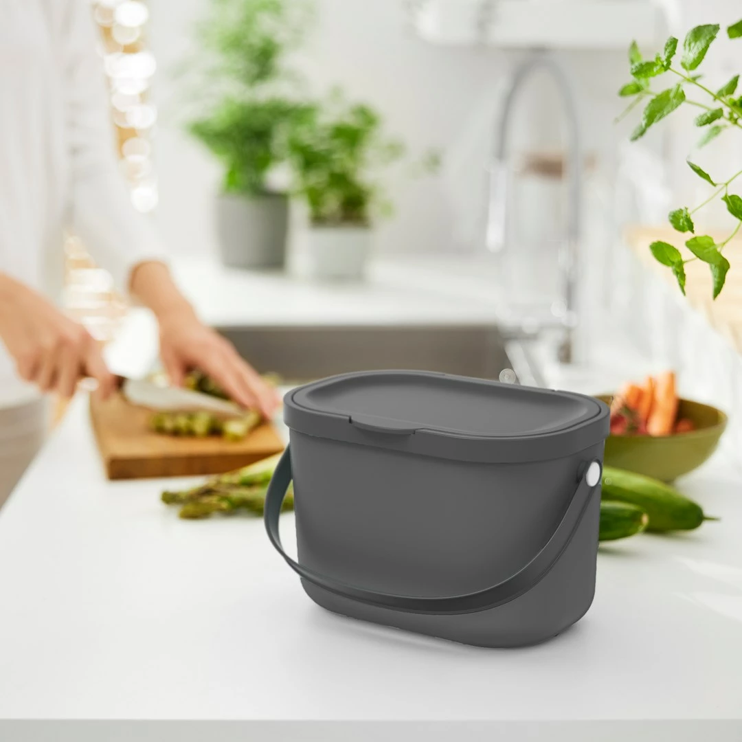 Kontejner za ločevanje odpadkov Rotho Albula, antracit