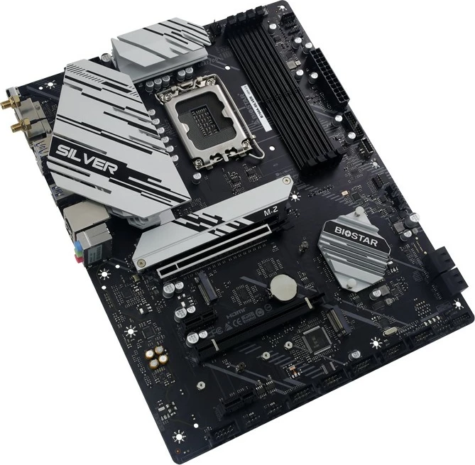 Matična plošča Biostar B760A-SILVER, Intel LGA 1700, DDR5, micro ATX