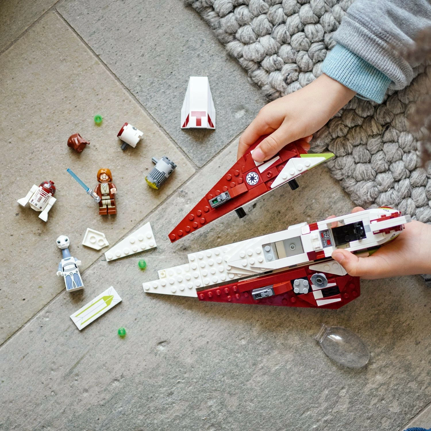 Model Jedi Starfighter, LEGO Star Wars Obi-Wan Kenobi, 282 kosov