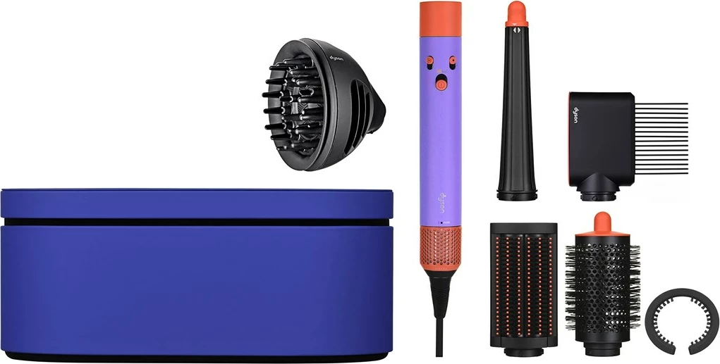 Sušilnik in kodralnik las DYSON HS08, Vinca Blue, komplet z dodatki