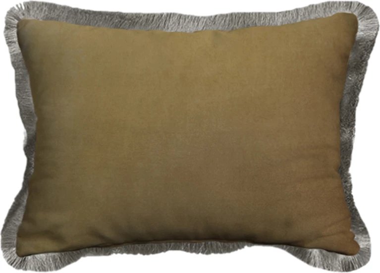 Dekorativna blazina Dorato, žamet, zlato-rjava, 40x60 cm