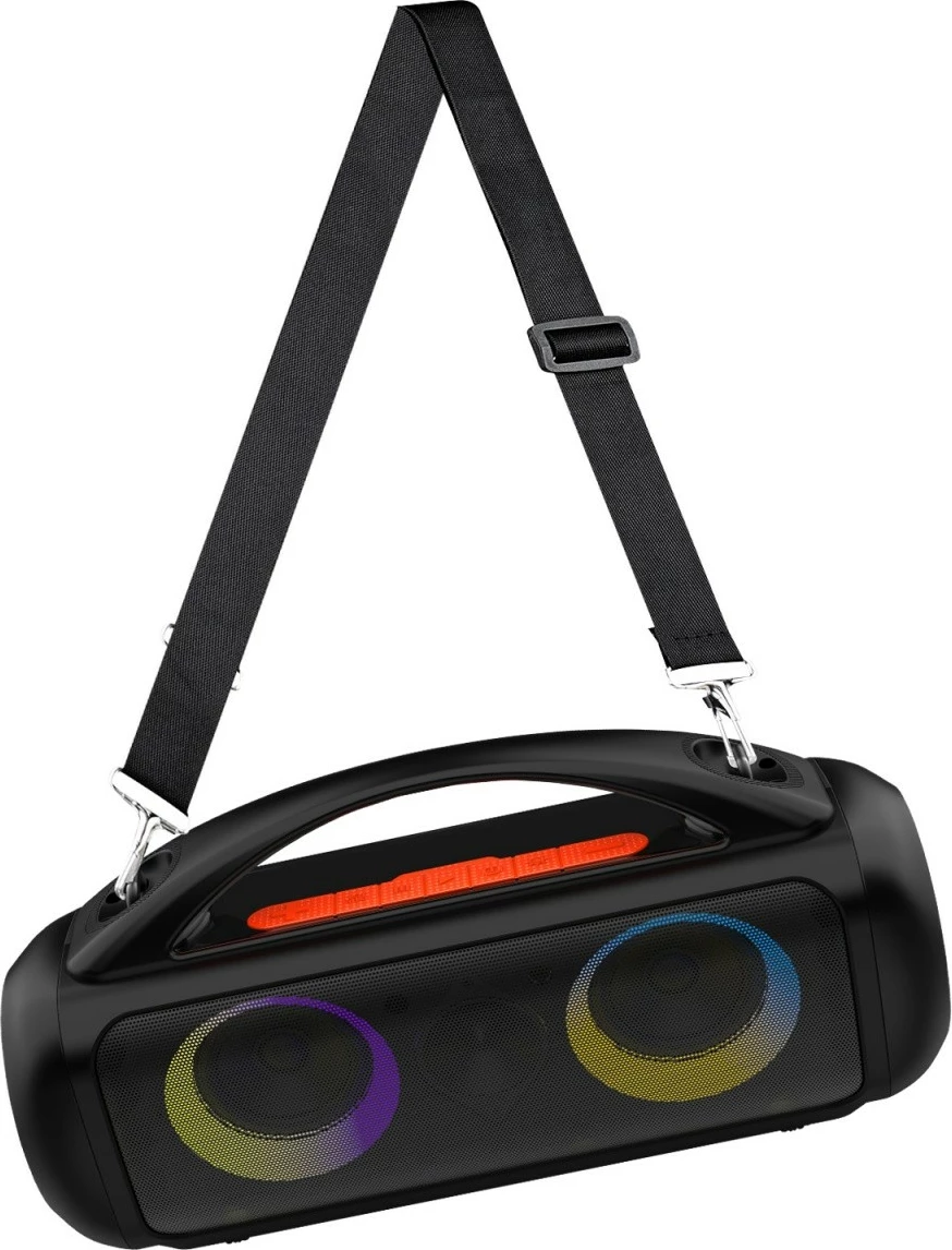 Prenosni zvočnik POWER AUDIO PRO MT3184 Media-Tech z Bluetooth, Karaoke, 16 h, črno/oranžen