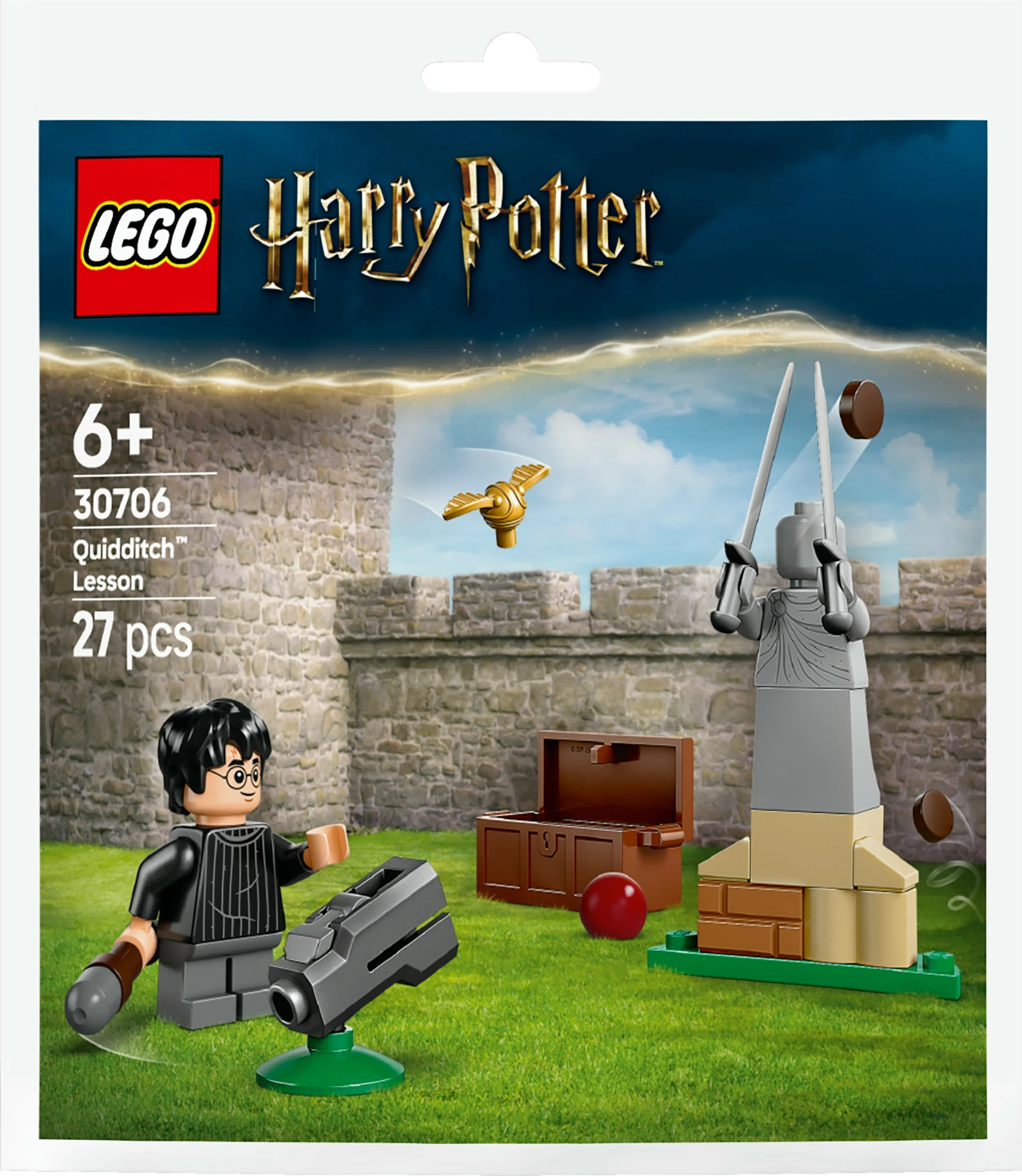 Set za sestavljanje Quidditch Training LEGO Harry Potter 30706, 27 delov, večbarven
