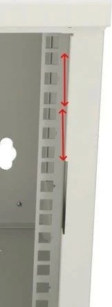 Stenska mrežna omara Extralink EX.14473, 6U, siva