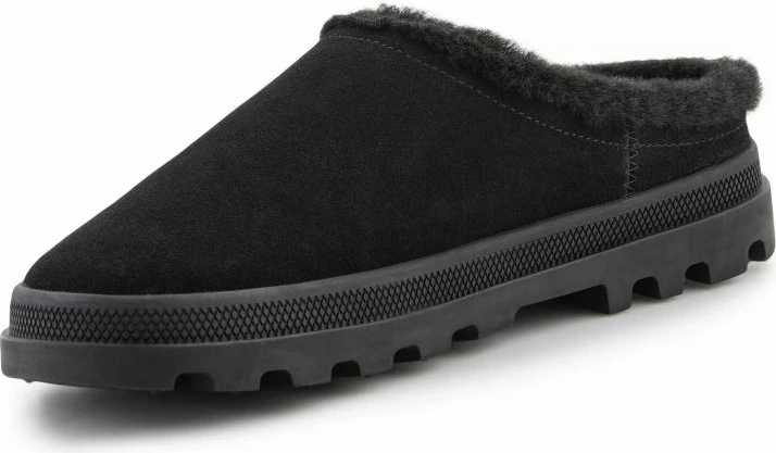 Topli mule natikači Palladium, črni