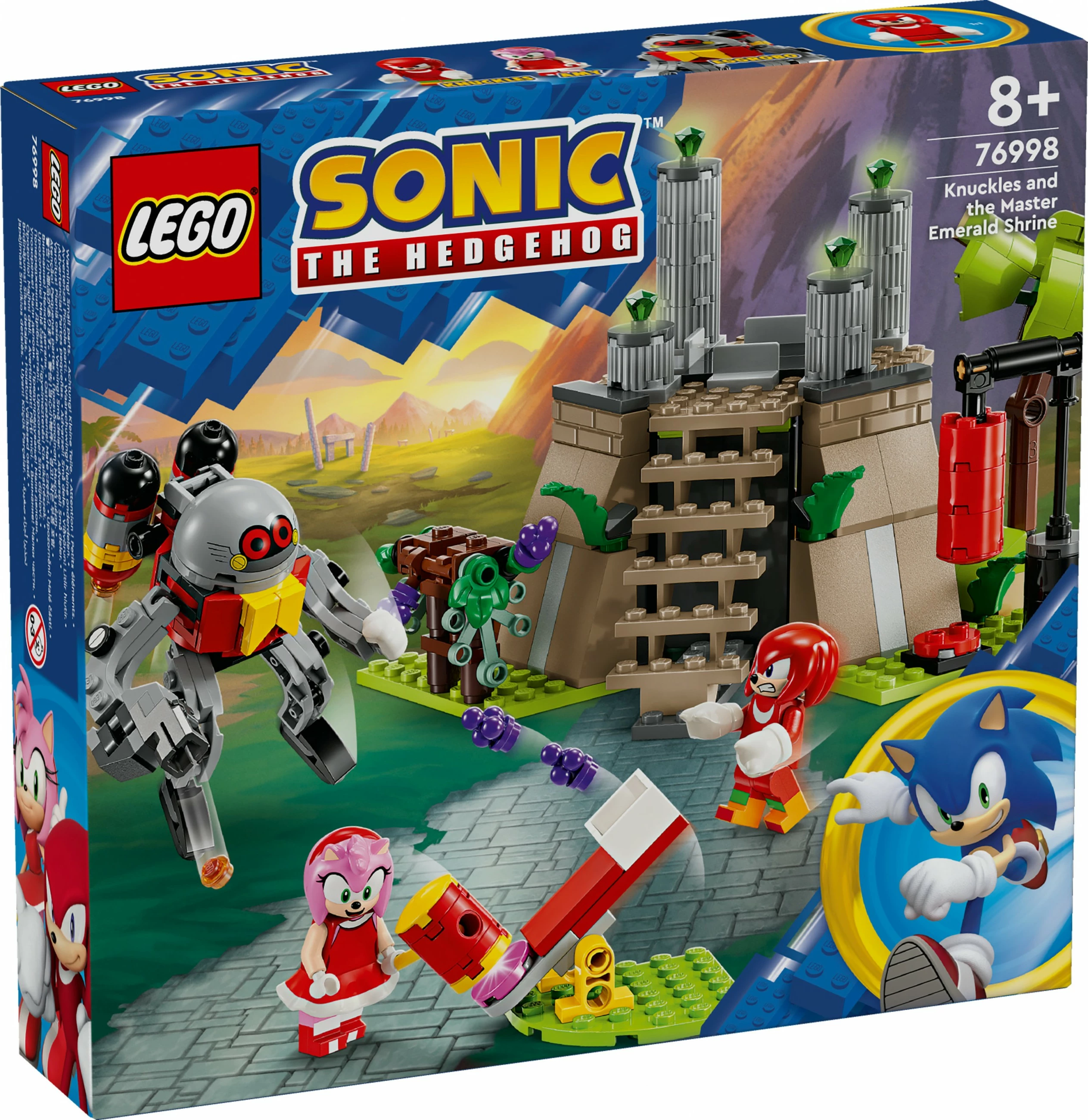 Set za gradnjo Knuckles in Master Emerald, LEGO Sonic the Hedgehog 76998, 325 delov, večbarven