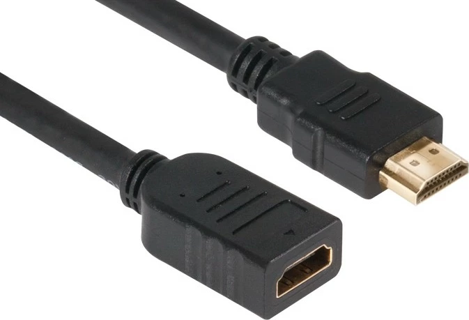 Podaljševalni HDMI kabel 5 m, pozlačen, črn Club3D