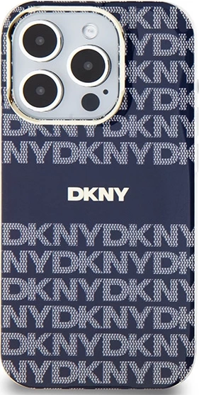 Zaščitni ovitek Mono & Stripe MagSafe, DKNY za iPhone 15 Pro, moder