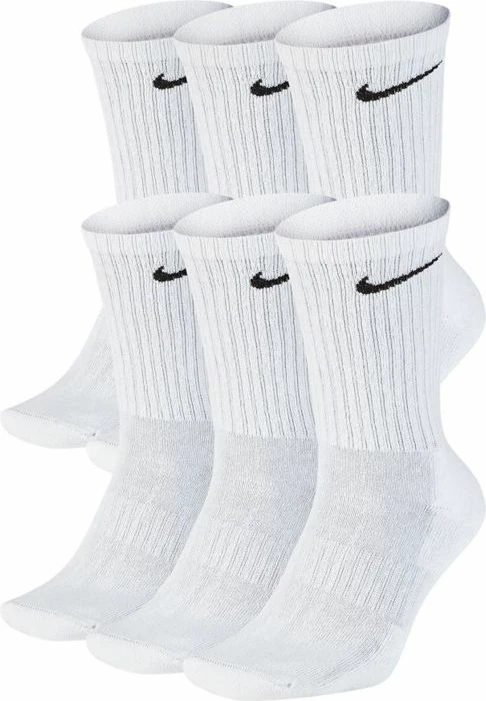 Superge, Nike Everyday Cushion Crew 6Pak, bele