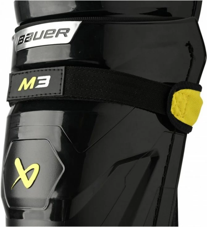 Hokejski ščitniki za moške/ženske, Bauer Supreme M3 Sr, črni