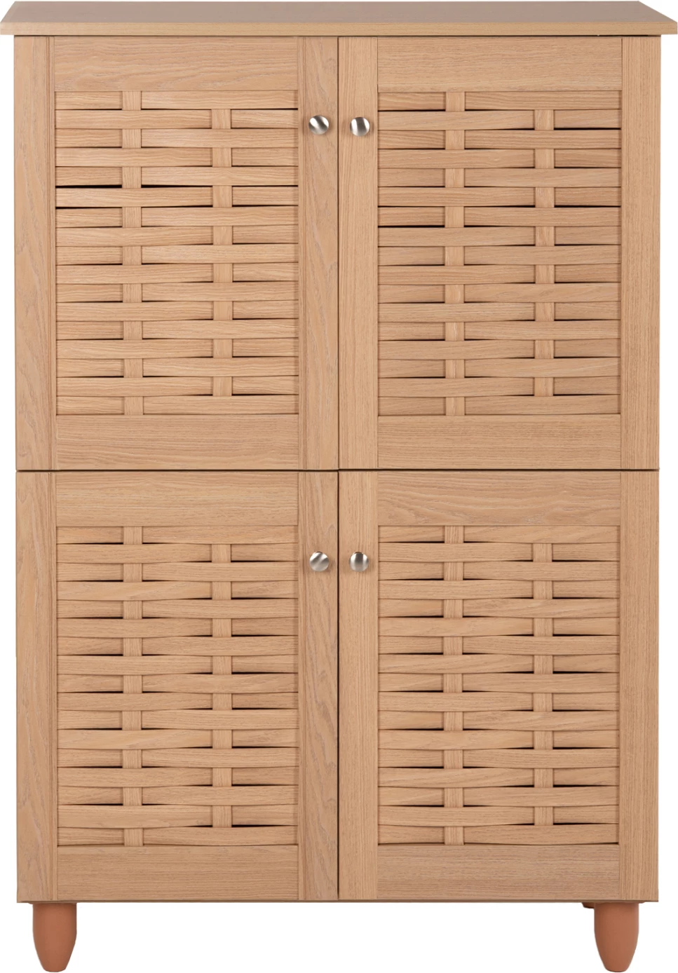 Omara za čevlje KABIRA FH2210.09 4-vratna melaminska v barvi hrasta 77x34x115Hcm