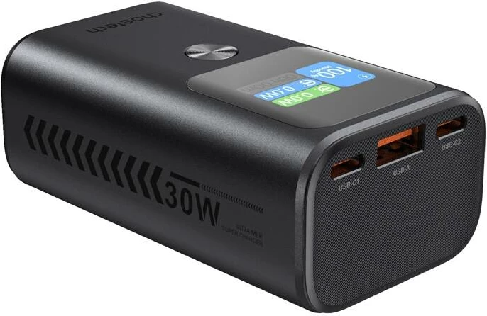 Powerbank, 10.000 mAh, 30W, siva - Choetech B701