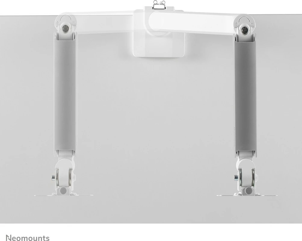 Nosilec za monitor Neomounts DS70-450WH1, plinski vzmet, Topfix, 17–42 in, 15 kg, bel