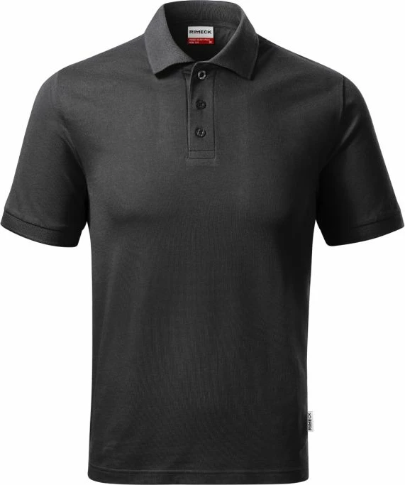 Polo iz 100% bombaža, siva, Rimeck