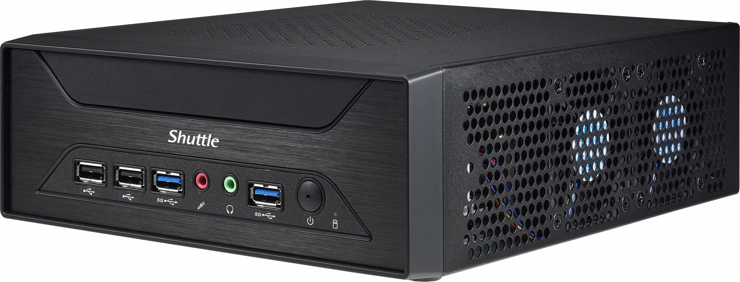 Kompakten barebone Shuttle XPC slim XH510G, Intel H510, PCIe, HDMI, DP, črn