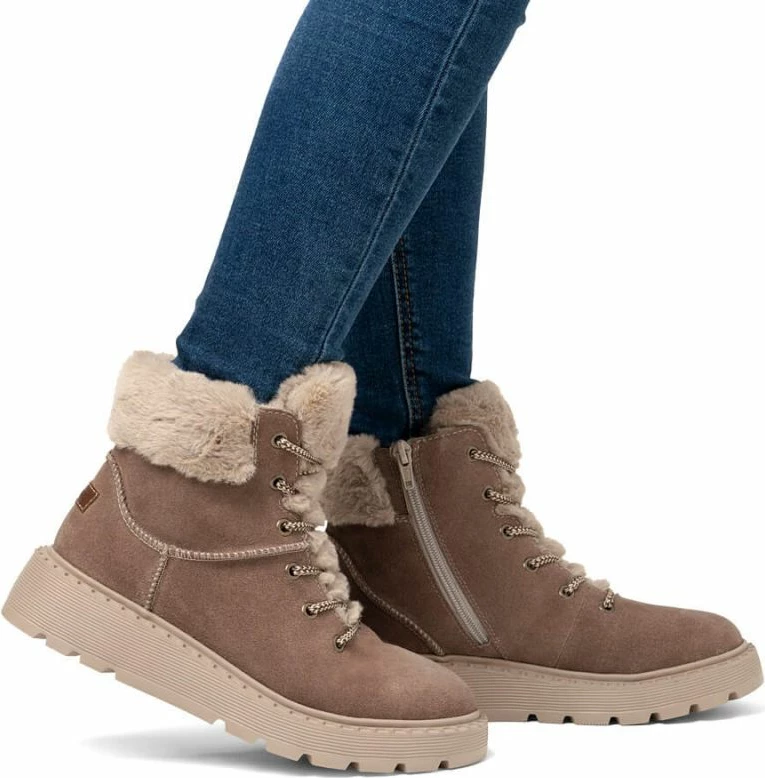 Čizme Rieker, ženske, rjave