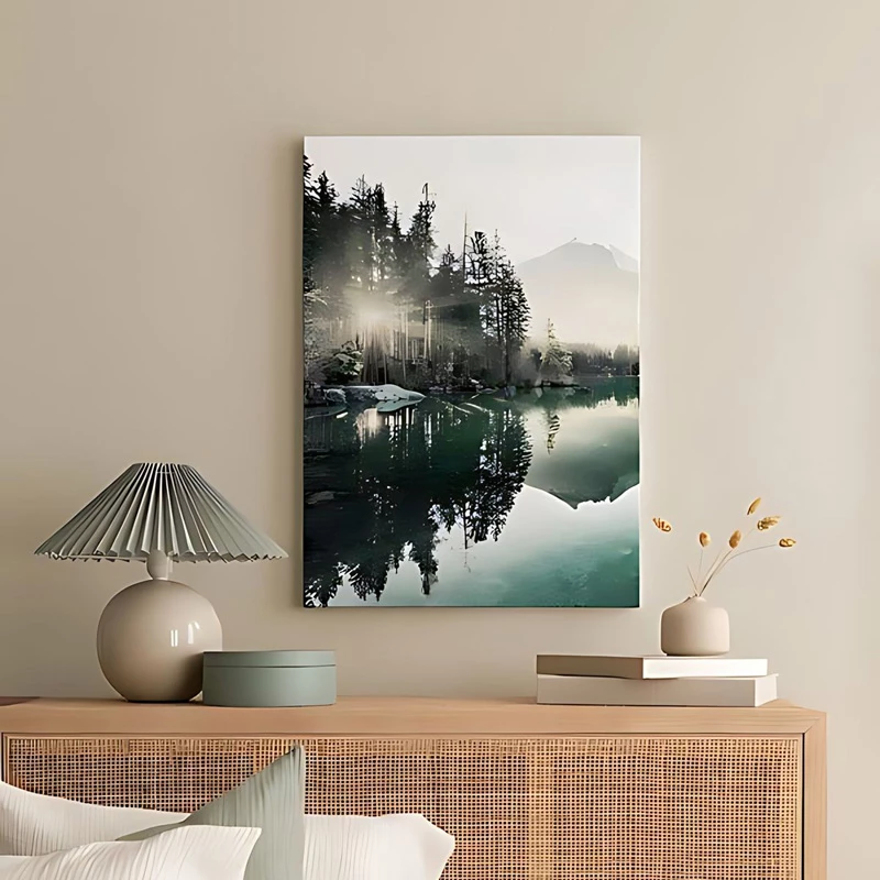 Platno z digitalnim tiskom, večbarvno, 40x3x60 cm Siely