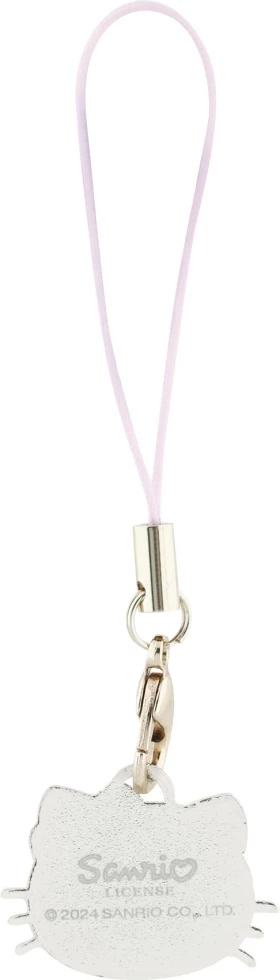 Obesek Charm Kitty Head, kovinski, rožnat, Hello Kitty